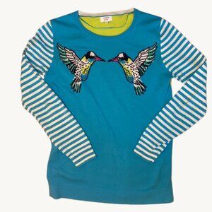 Crown & Ivy Hummingbird color block sweater